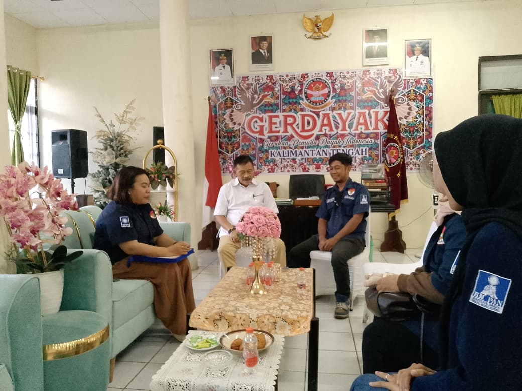 BM PAN Kalteng Sambangi Gerdayak, Siapkan Muswil Bernuansa Adat Dayak