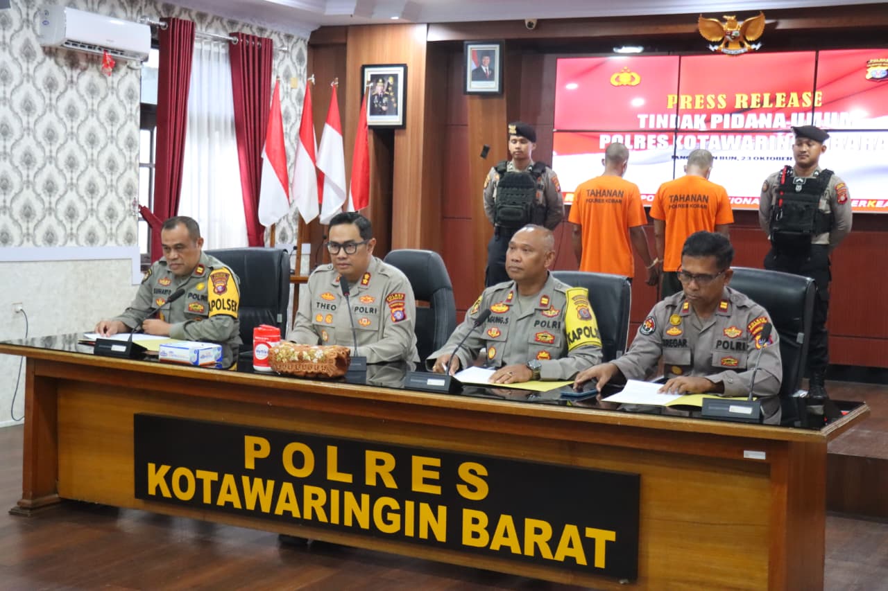 Ganteng-ganteng Curi Puluhan Motor, Dua Pria Ini Akhirnya Diringkus Polres Kobar