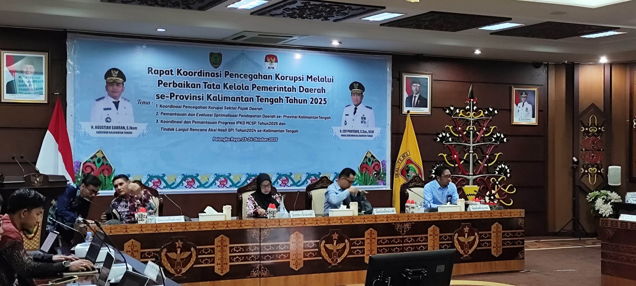 Pemprov Kalteng dan KPK RI Perkuat Sinergi Awasi Pajak Daerah