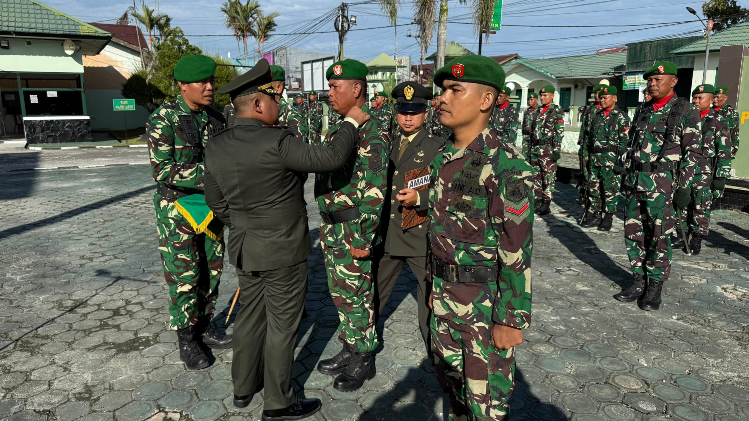 Kodim 1014 Pangkalan Bun Gelar Korps Raport, 33 Prajurit Naik Pangkat