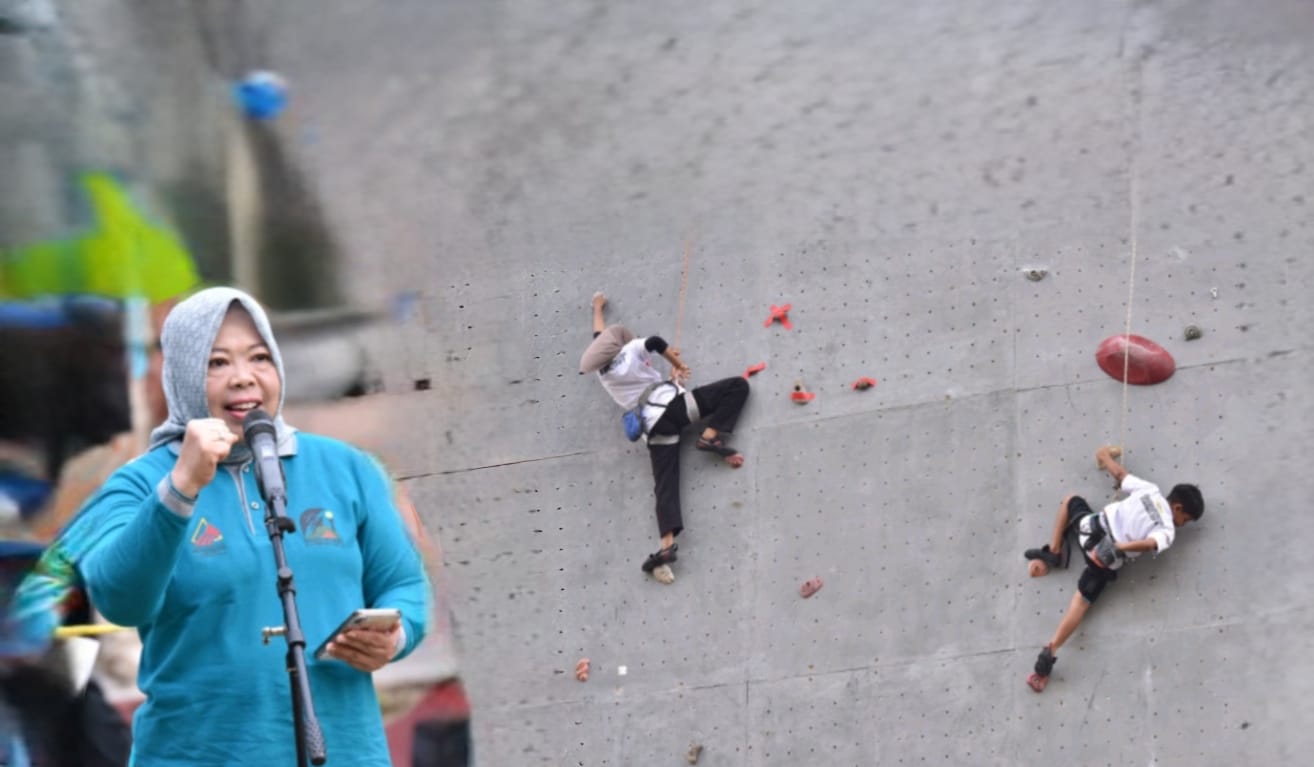 Bupati Kobar Buka Marunting Climbing Cup II, Cetak Atlet Muda Menuju Porprov 2026