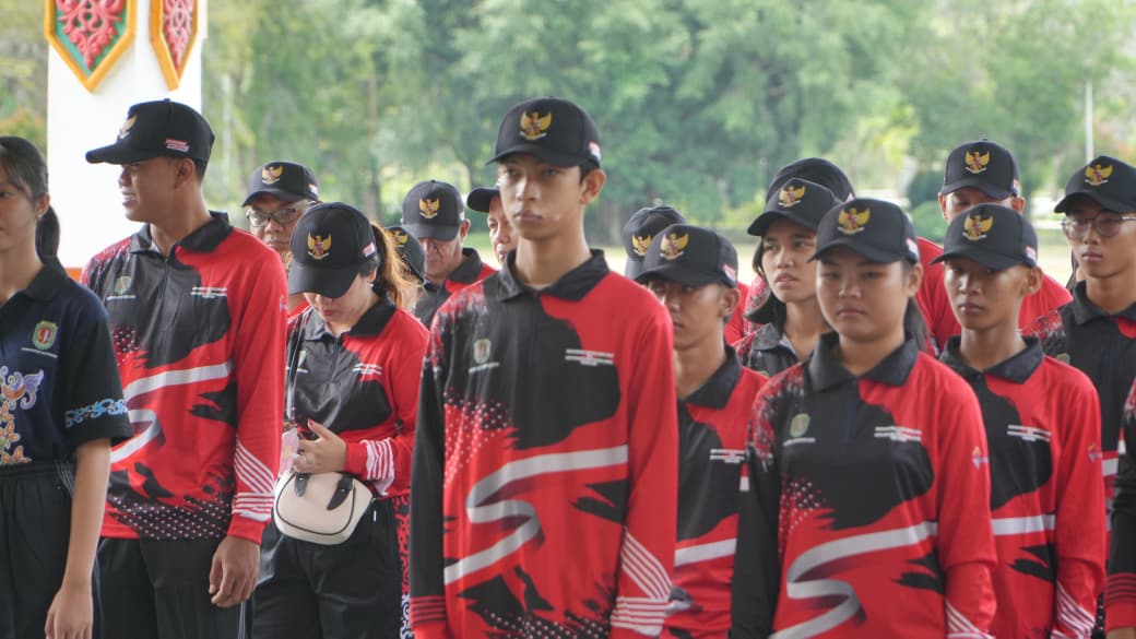 Wabup Katingan Lepas Atlet Taekwondo untuk Berlaga di POPNAS XVII Jakarta
