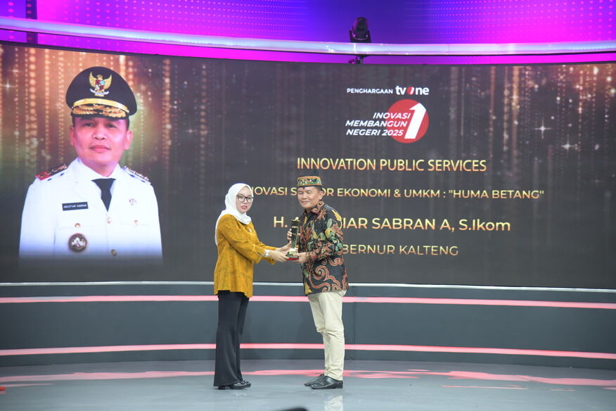 Program “Huma Betang Night” Antar Gubernur Kalteng Raih Penghargaan Inovasi Membangun Negeri 2025