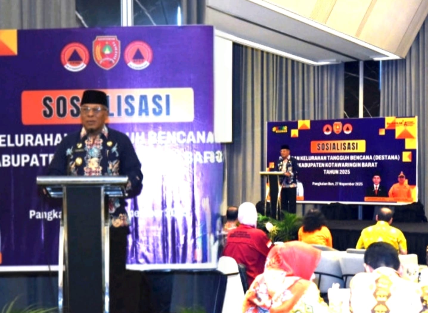 Kobar Mantapkan Kesiapsiagaan, Wabup Suyanto Buka Sosialisasi DESTANA 2025