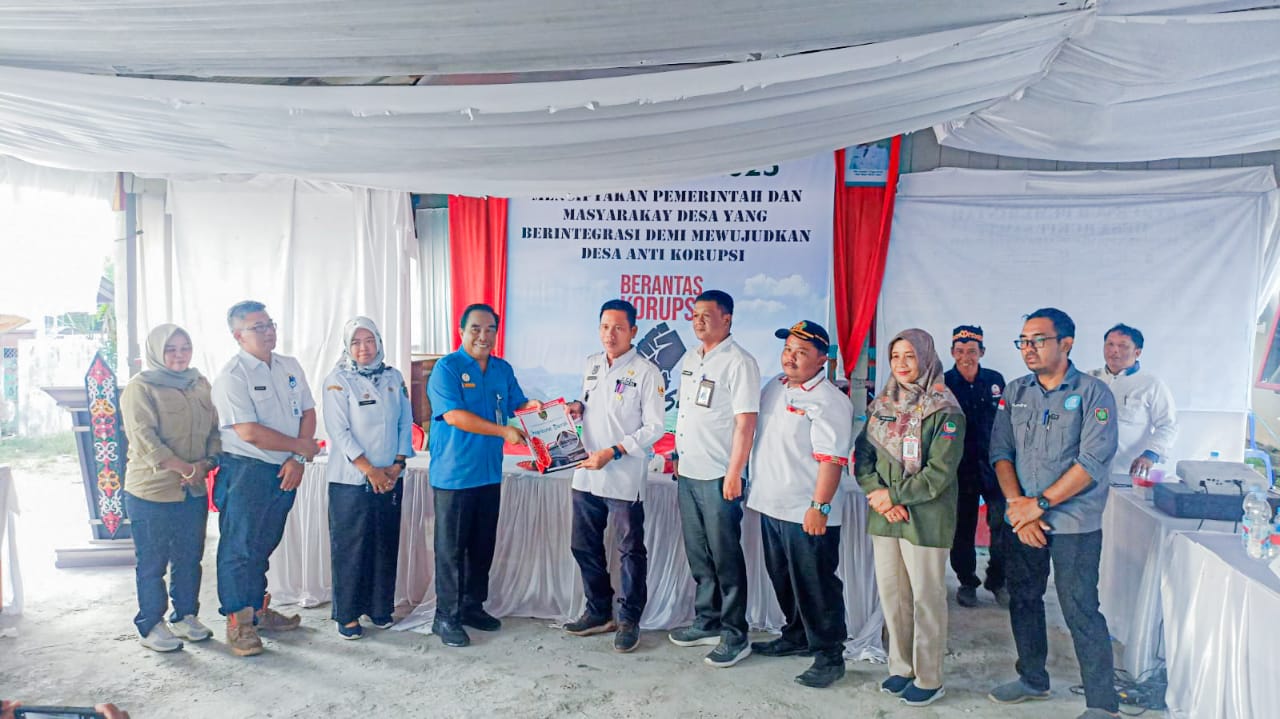 Desa Bukit Sawit Wakili Barito Utara dalam Penilaian Desa Percontohan Anti Korupsi