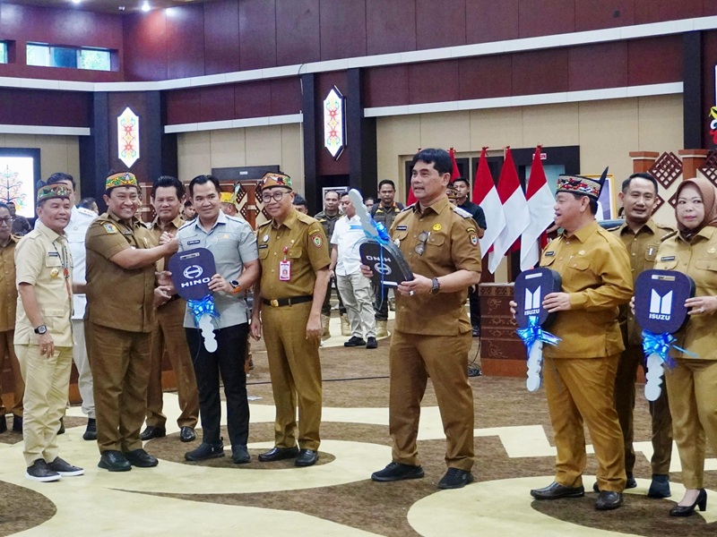 Rakor PAD, Bupati Pulpis Terima Truk Sampah Pemprov