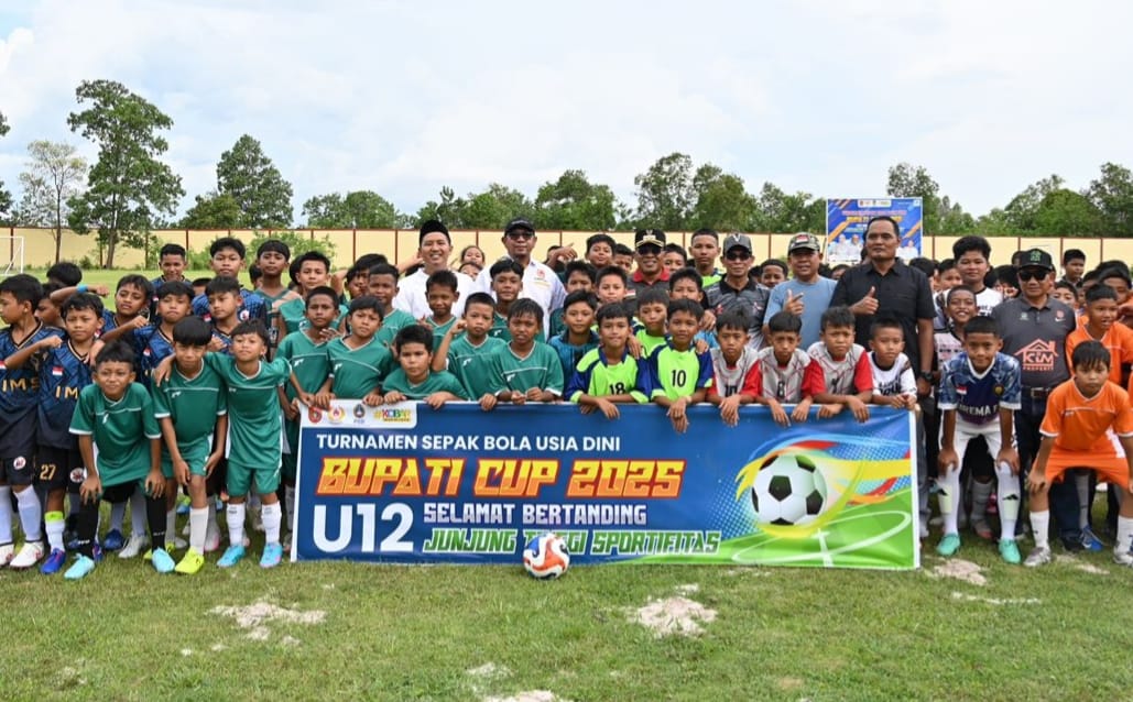 Wabup Apresiasi PSSI Kobar Gelar Bupati Cup Usia Dini: Anak Makin Aktif, Bibit Pemain Muda Bermunculan