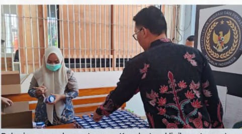 Cegah Penyalahgunaan Narkoba, Lapas Sampit Gelar Tes Urine Mendadak