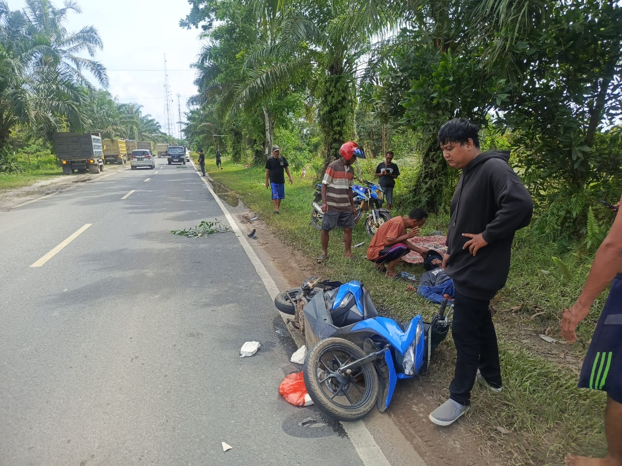 Kecelakaan Maut di KM 7 Jalan Sudirman Sampit: Istri Tewas, Suami Kritis