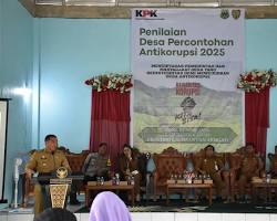 Desa Bungai Jaya Raih Predikat “Istimewa” dalam Penilaian Desa Antikorupsi Kalteng 2025