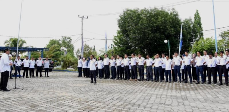 apel pagi di dishub barito utara