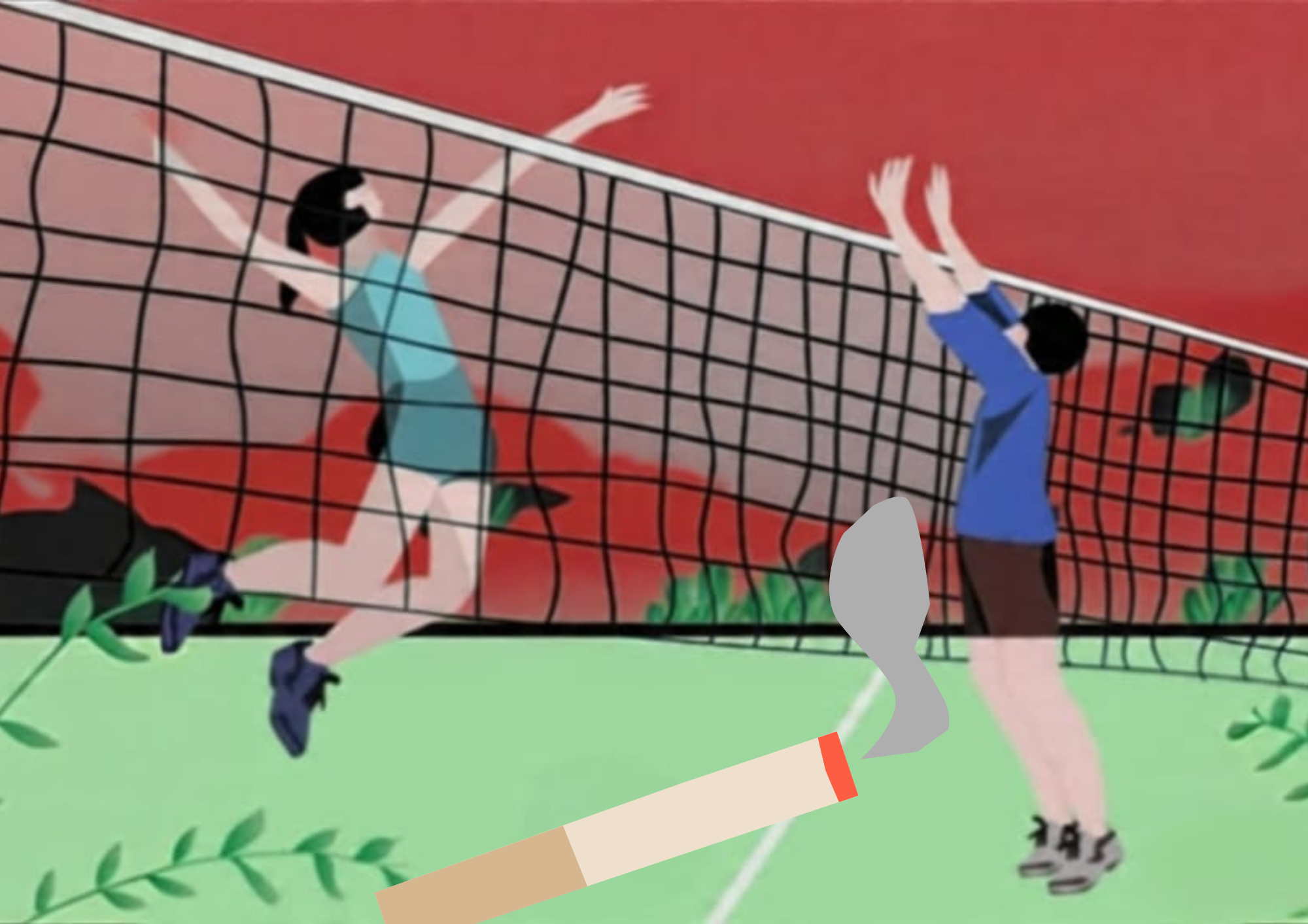 Viral Kades di Arut Selatan Ditegur Ibu-Ibu Soal Rokok Saat Laga Voli di KBA