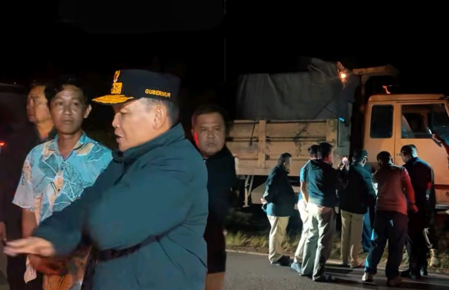 Gubernur Agustiar Sabran Geram Temukan Truk Overload Masih Nekat Melintas di Malam Hari